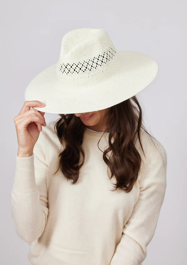 Hat Attack Luxe Packable Sunhat in Bleach