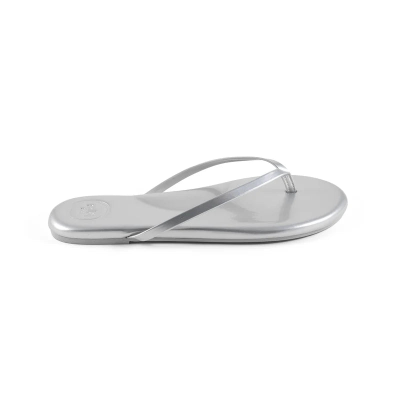 Solei Sea Indie Sandal in Metallic Soft Silver