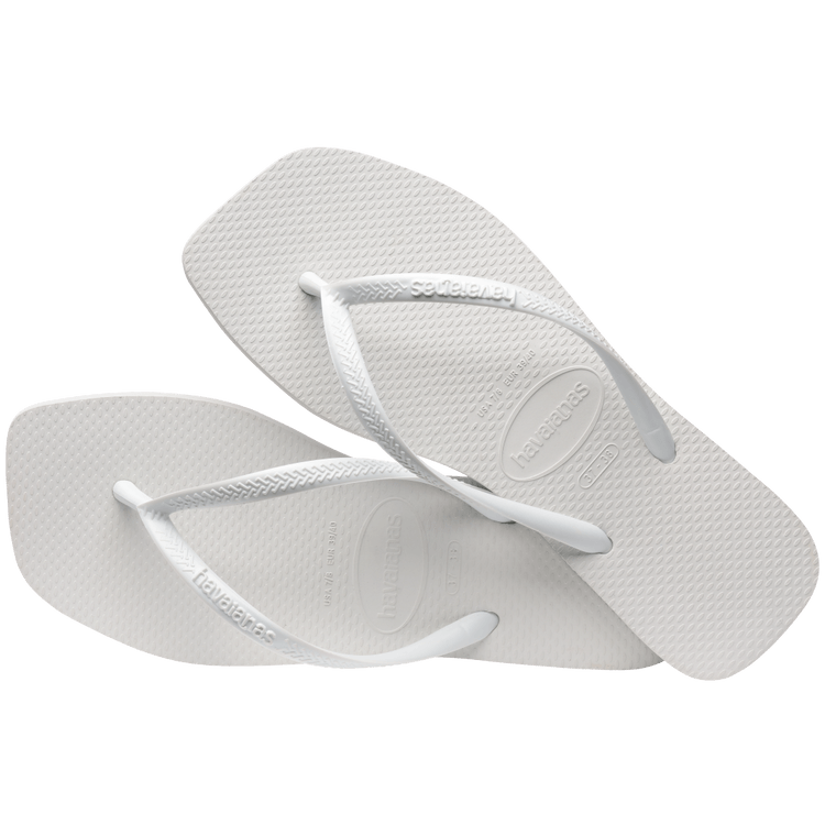 Havaianas Slim Square Flip Flop Sandal in White