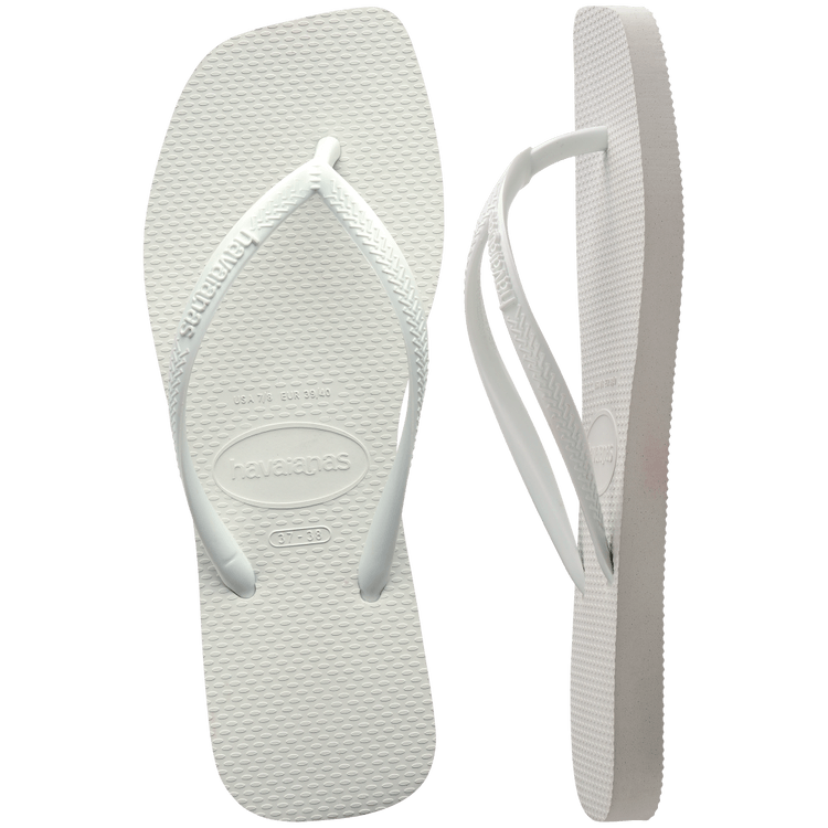 Havaianas Slim Square Flip Flop Sandal in White