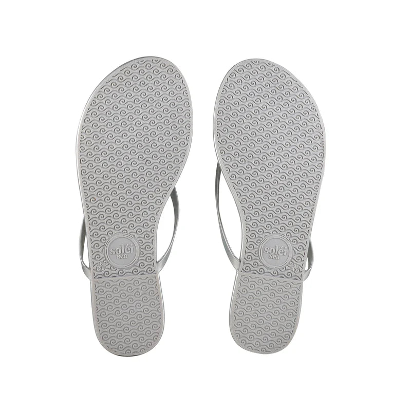 Solei Sea Indie Sandal in Metallic Soft Silver