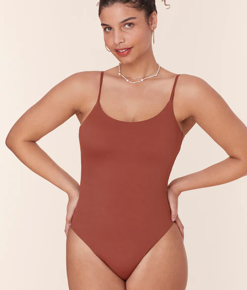 Andie Jetties One Piece in Eco Nylon Sequoia