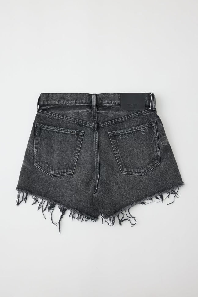 Moussy Vintage Aristida Denim Shorts in Black