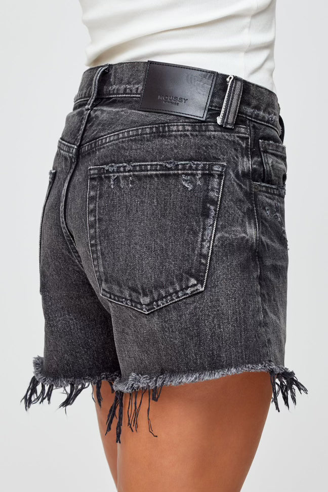 Moussy Vintage Aristida Denim Shorts in Black