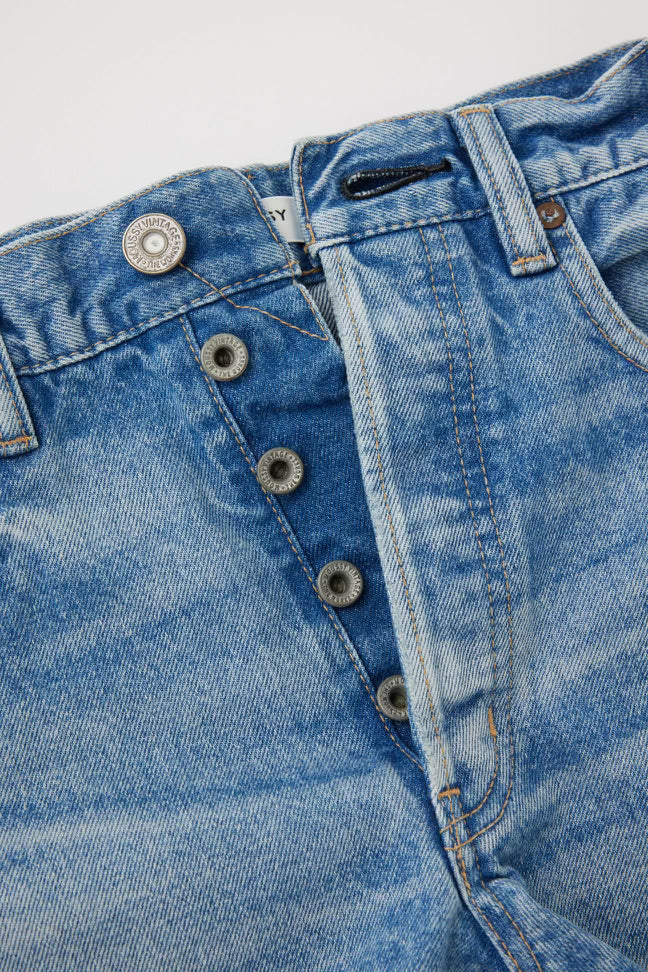 Moussy Vintage Troppard Denim Shorts in Light Blue