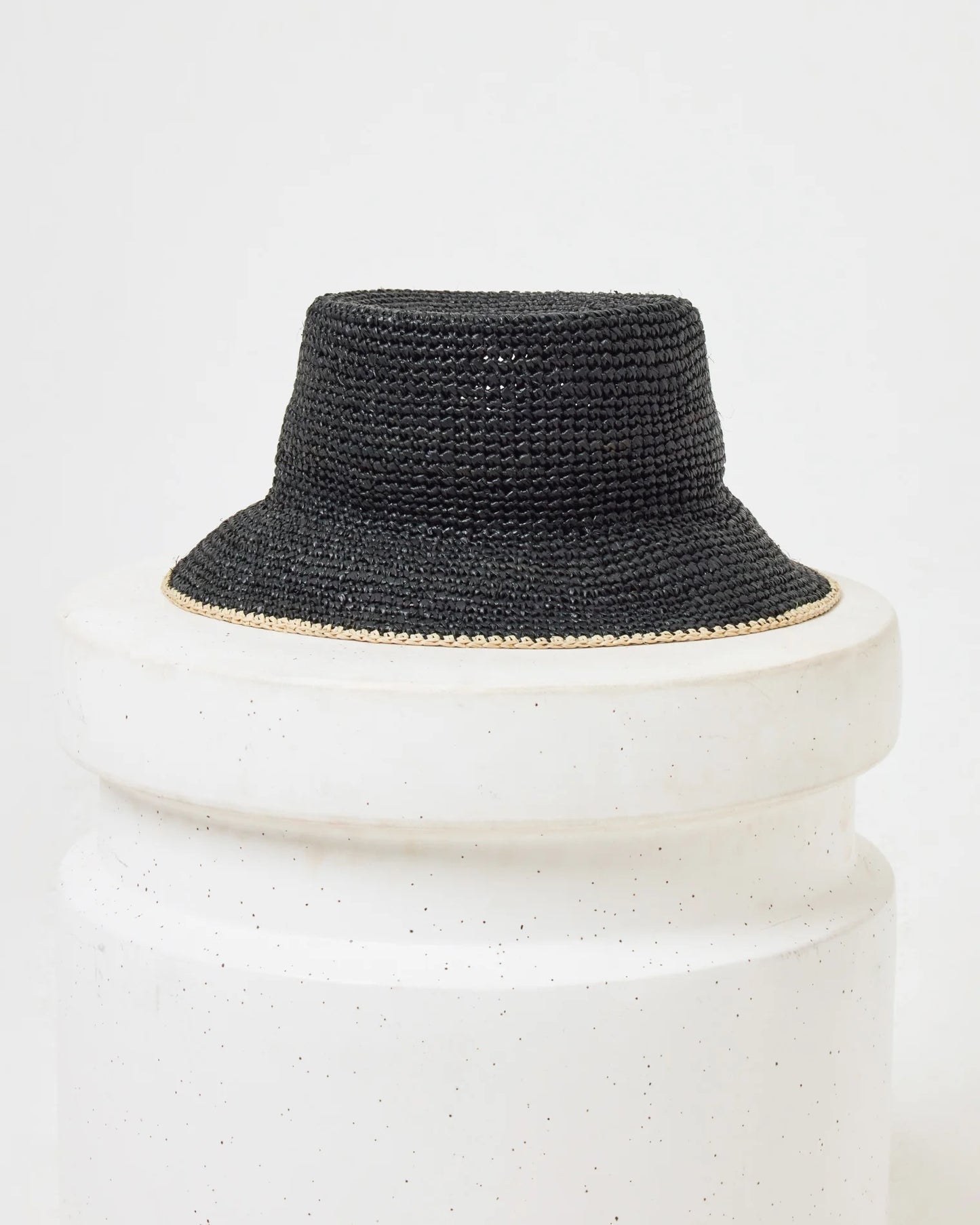 LSpace Isadora Bucket Hat in Black Cream