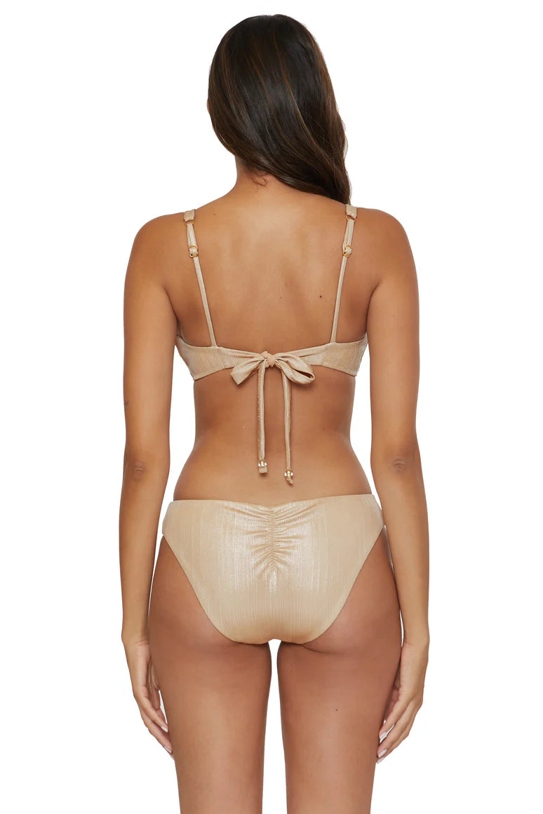 Becca Origami Hipster Bottom in Taupe
