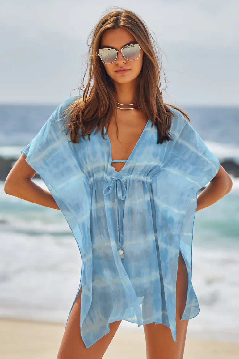 Becca Washed Away Tunic in Ice Blue