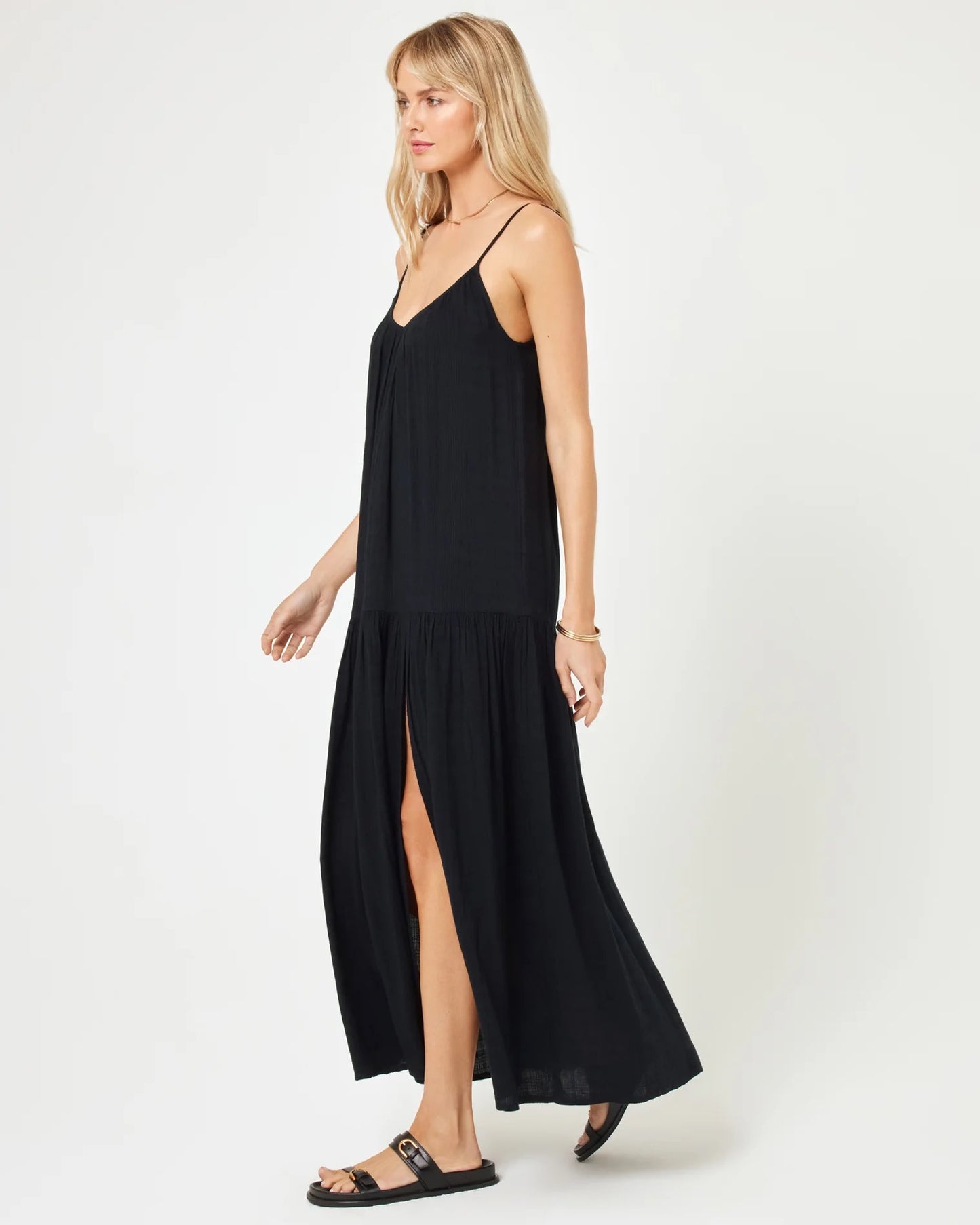 LSpace Malibu Coverup Dress in Black