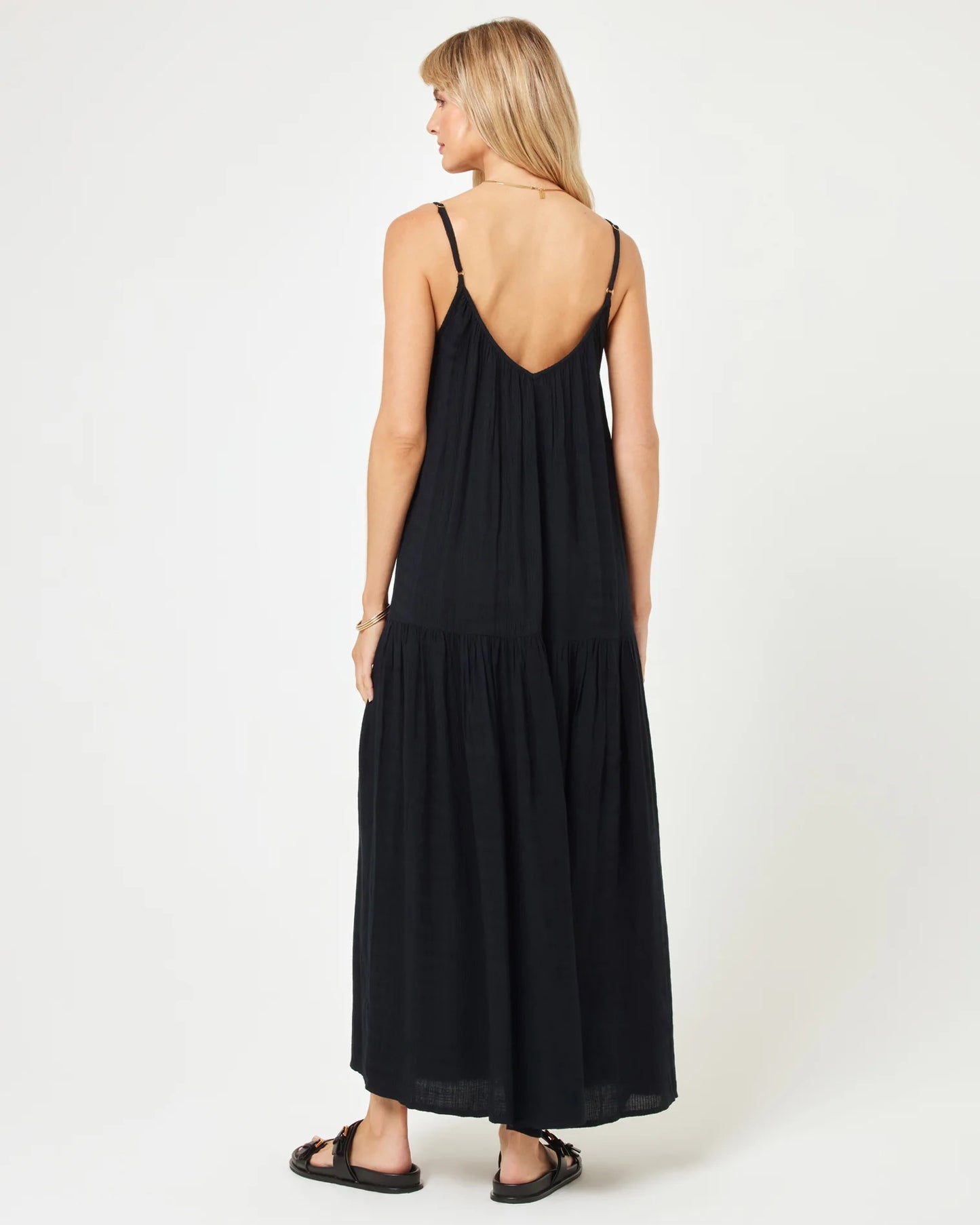 LSpace Malibu Coverup Dress in Black