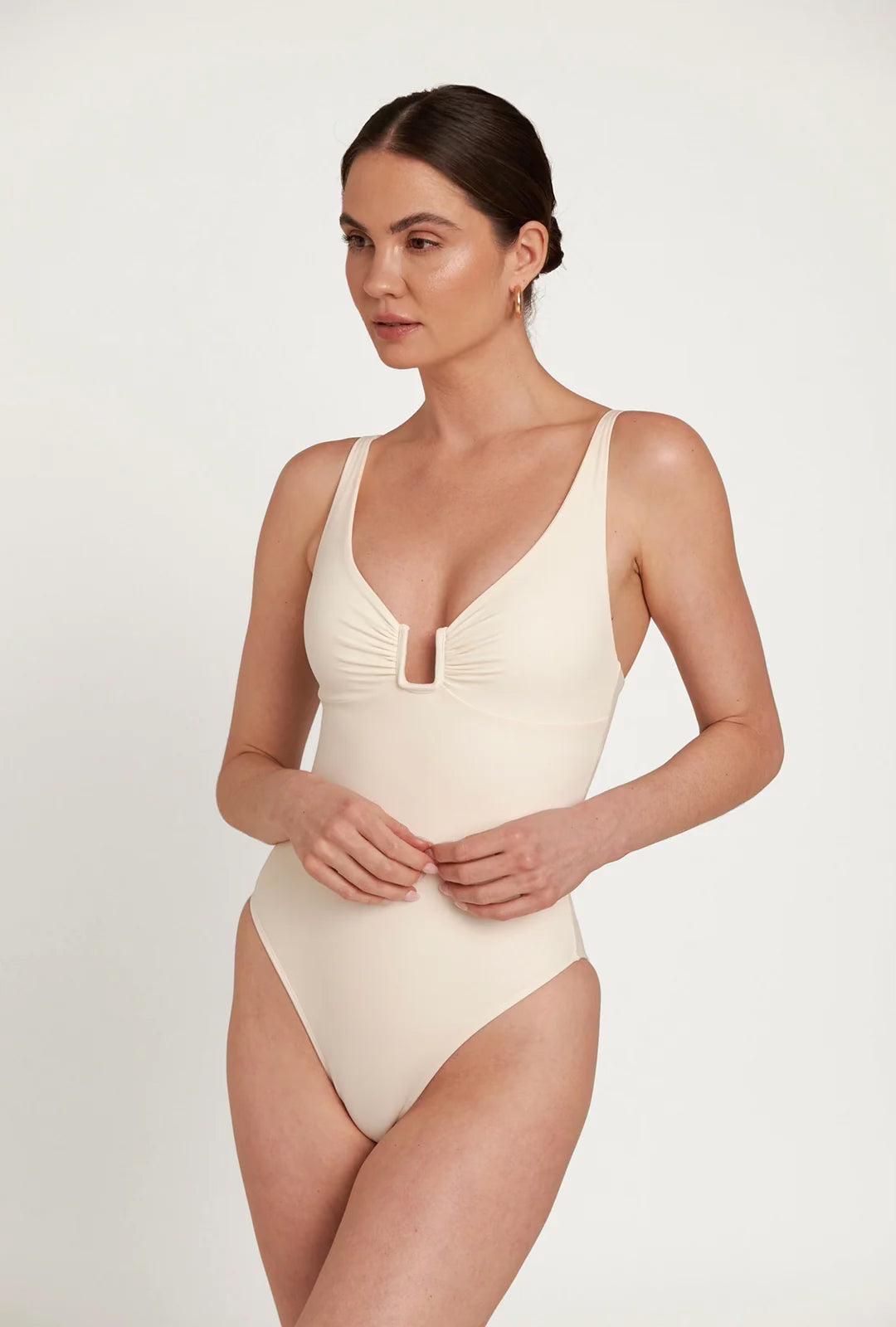 Away That Day Monaco One Piece in Ivory