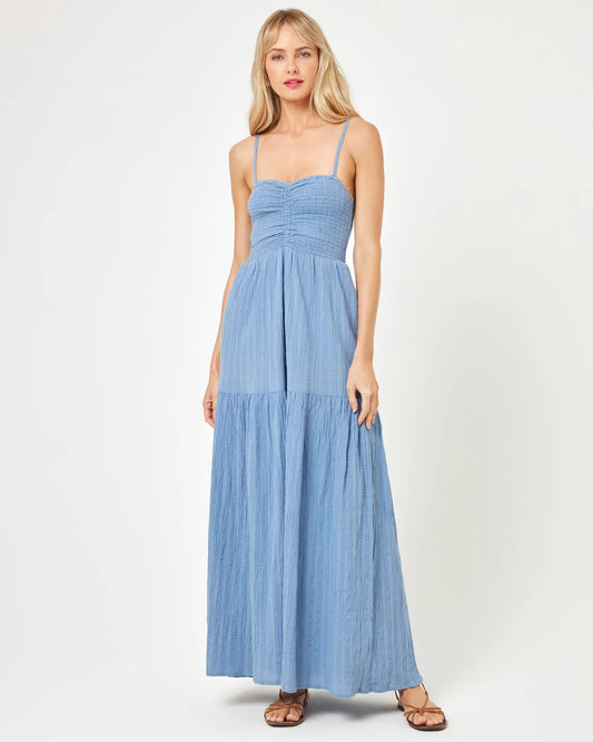 LSpace Mallorca Maxi Dress in Baltic