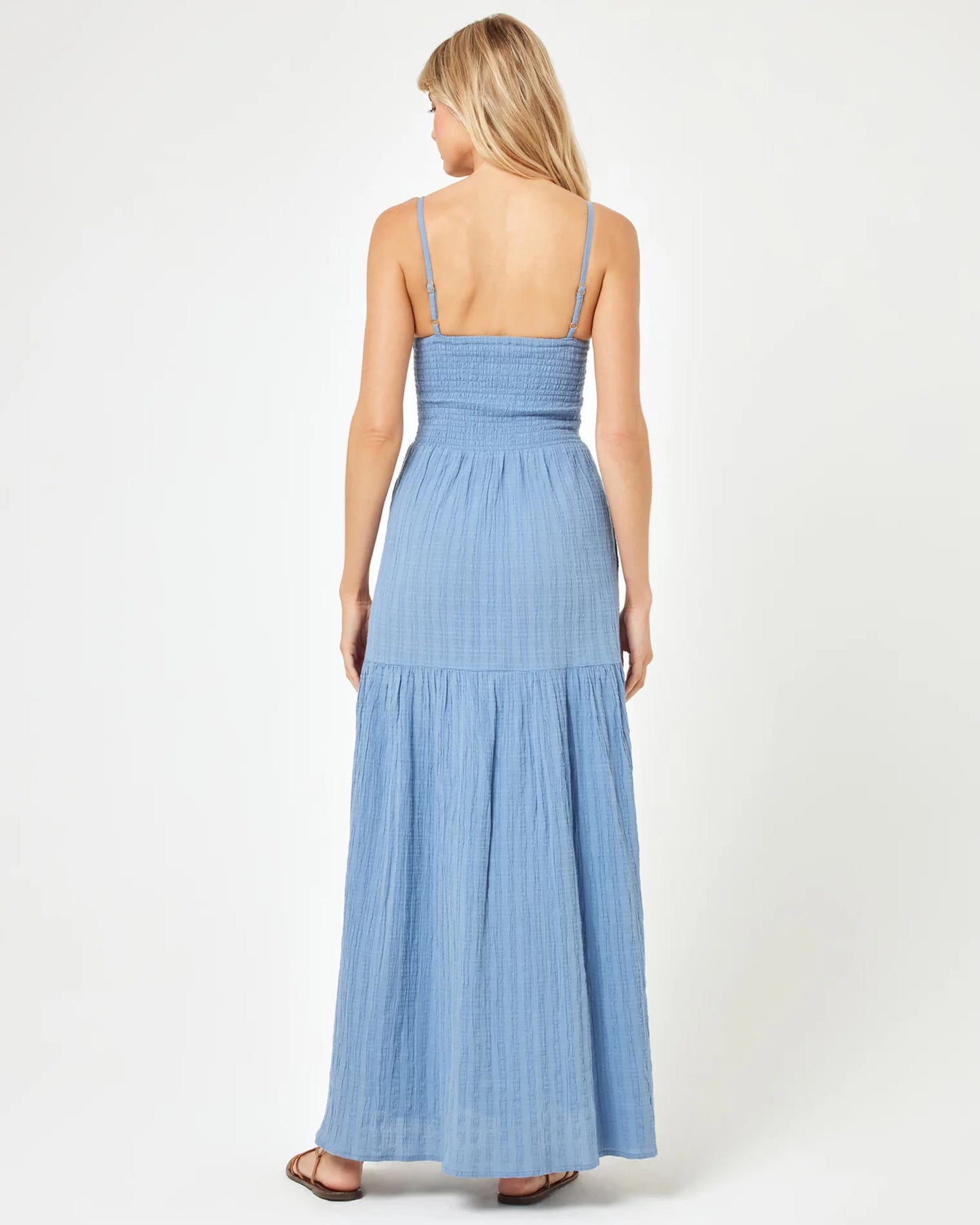 LSpace Mallorca Maxi Dress in Baltic