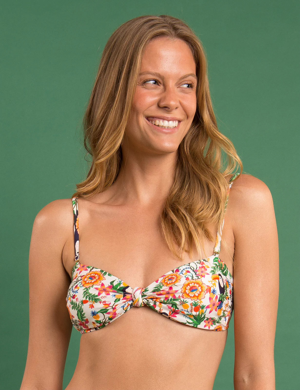 Rio de Sol Bandeau Bikini Top in Boho