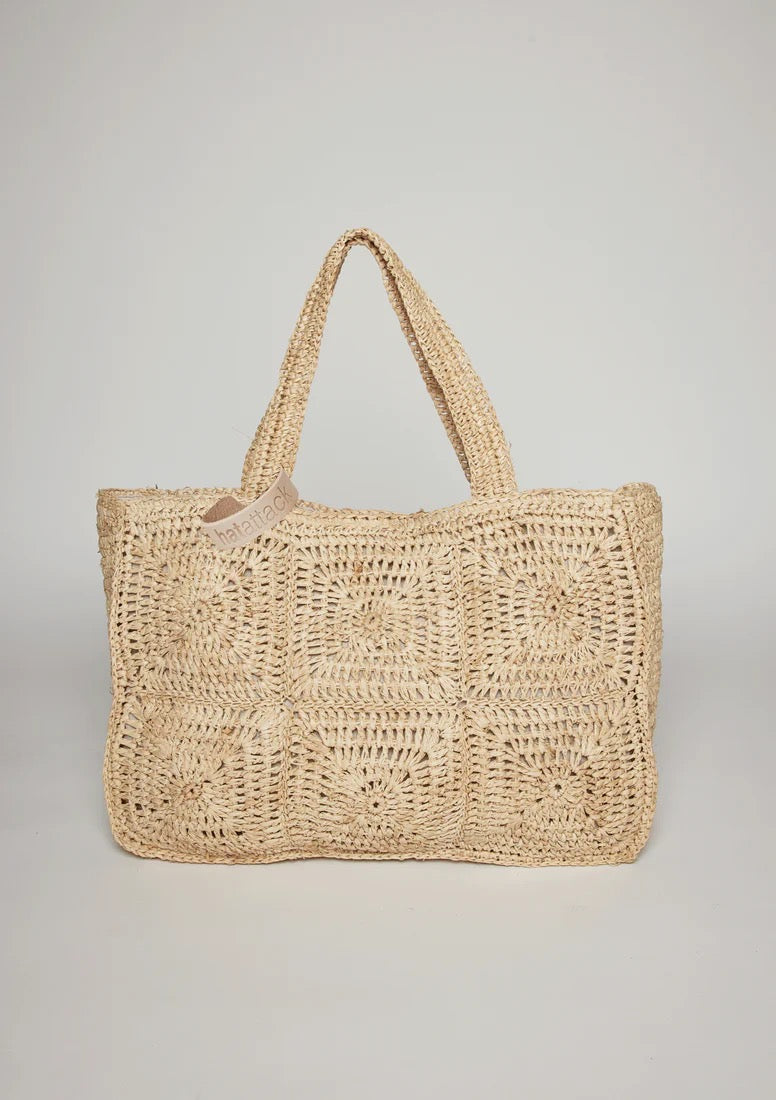 Hat Attack Portia Luxe Tote Natural