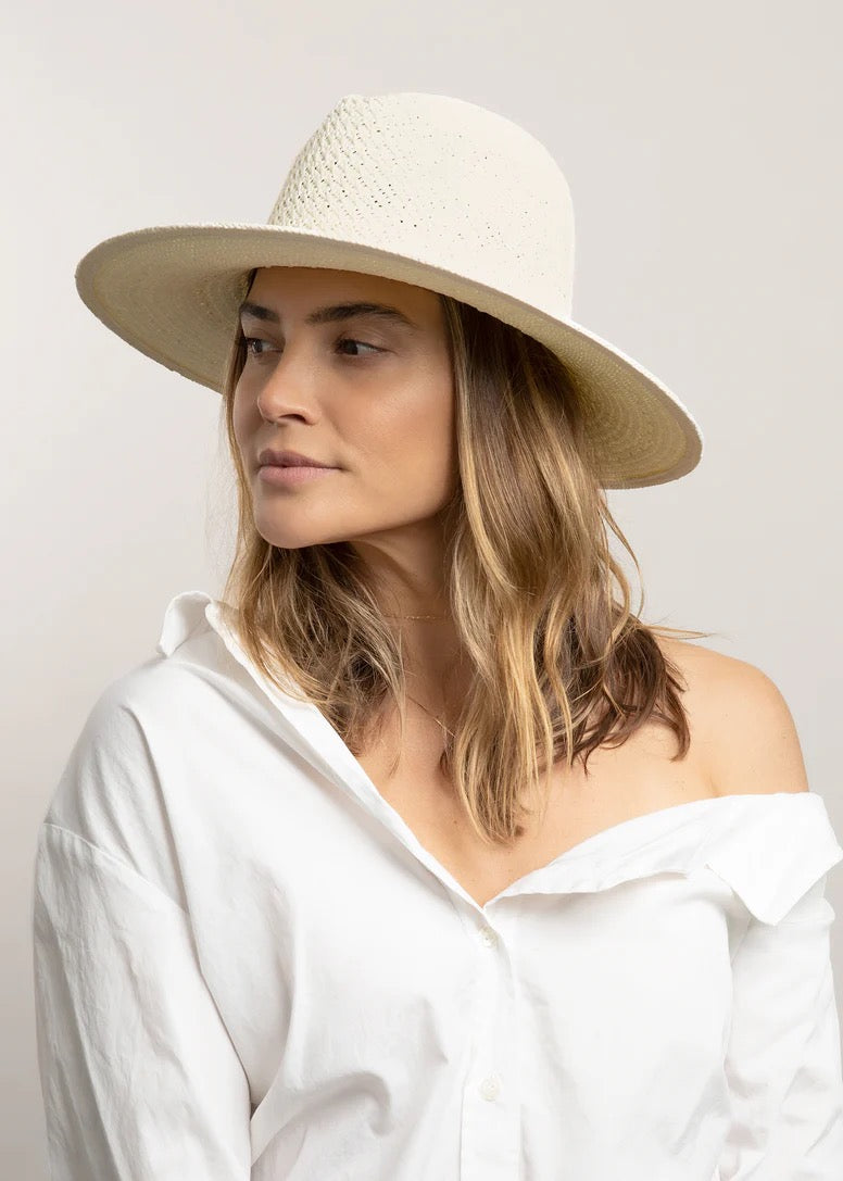 Hat Attack Luxe Vented Packable Hat Bleach