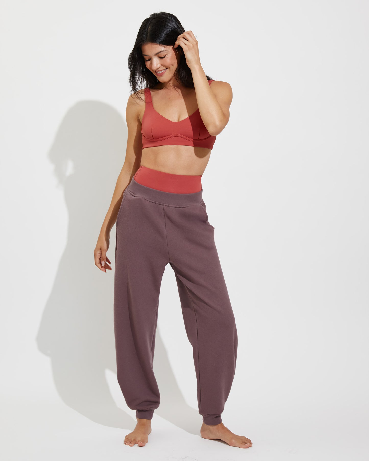 Left On Friday Field Day Sweatpant in Stormy (Deep Taupe)