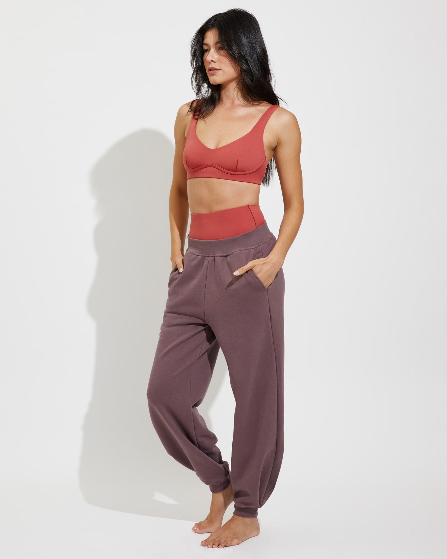 Left On Friday Field Day Sweatpant in Stormy (Deep Taupe)