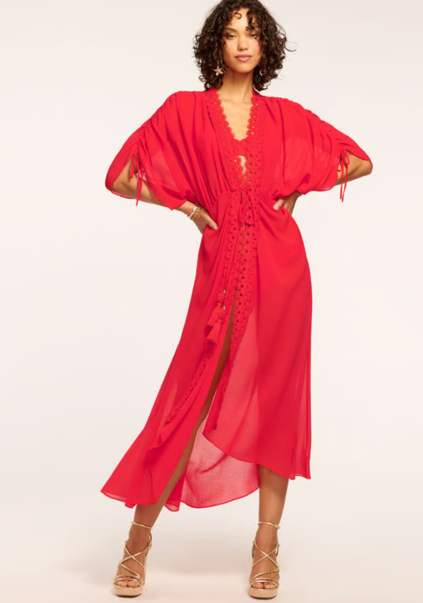 Ramy Brook Raelynn Dress in Flame