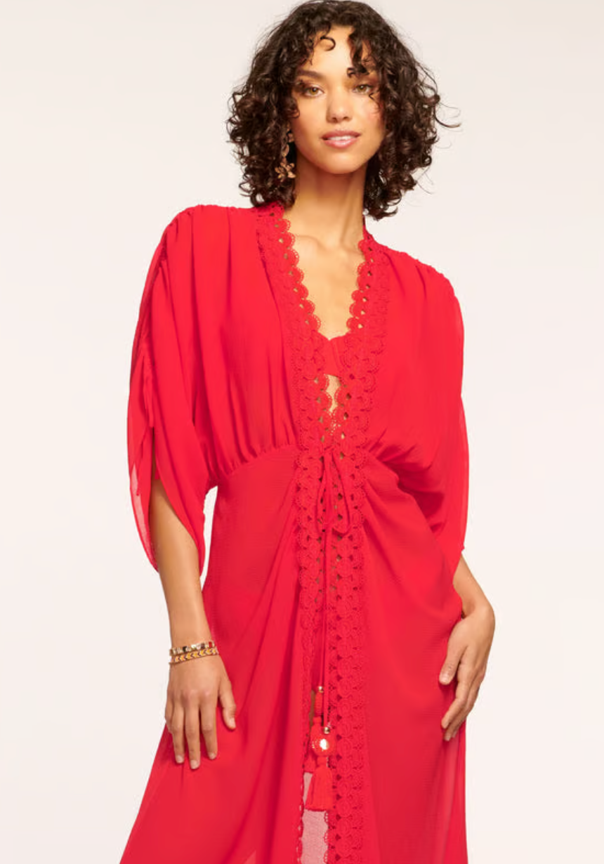 Ramy Brook Raelynn Dress in Flame