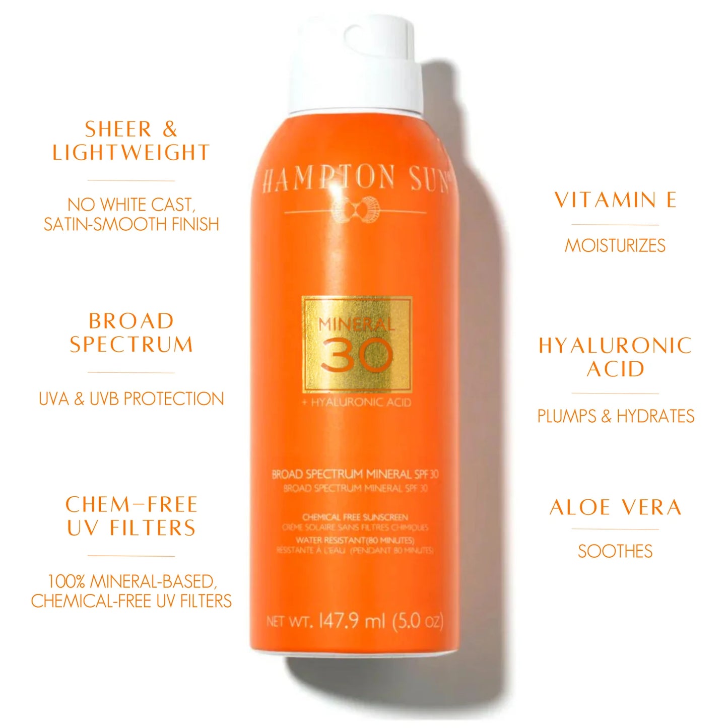 Hampton Sun SPF 30 Mineral Mist