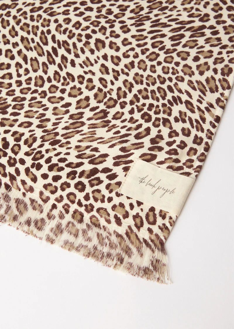 The Beach People Travel Towel in Leopard