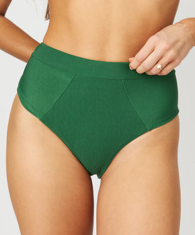 Legacy the Label Presley High Waist Bottom in Emerald